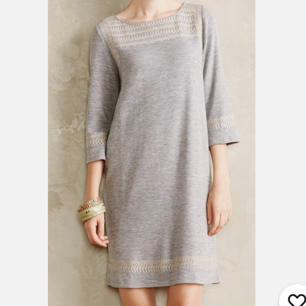 Anthropologie Tunic Edme & Esyllte Knit Shift Anstice Dress Medium